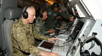 Orgeneral Gürak, Uluslararası Anadolu Kartalı-2025 Eğitimi'ni Takip Etti