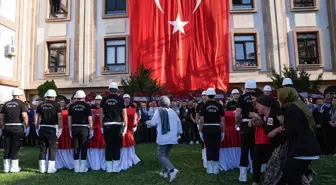 Orman yangınında şehit olan Denizlili orman işçileri için tören düzenlendi