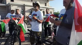 Osmaniye'de 'Kudüs-Gazze-Mavi Marmara' temalı bisiklet turu yapıldı