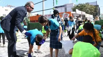 Osmaniye'de Öğrencilerden Sigara İzmaritlerine Karşı Temizlik Etkinliği