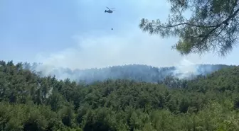 Osmaniye Kadirli'de Orman Yangınına Hava ve Kara Müdahelesi