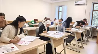 Özbekistan'da Türkçe Yeterlik Sınavı'na Büyük İlgi