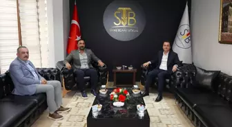 Şakir Öner Öztürk, Sivas Ticaret Borsası Başkanı'nı ziyaret etti