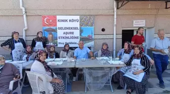 Kınık Köyü'nde Geleneksel Aşure Günü Etkinliği Düzenlendi