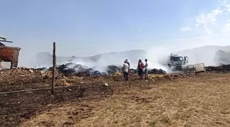 Bilecik'te Saman Balyaları Yandı