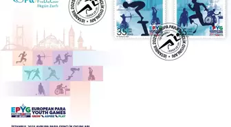İstanbul 2025 Avrupa Para Gençlik Oyunları İçin Anma Pulu ve İlk Gün Zarfı Tedavüle Sunuldu