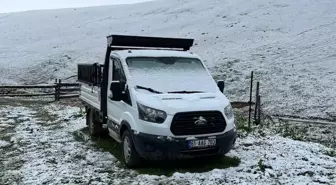 Rize ve Trabzon Yaylalarında Temmuzda Kar Yağışı