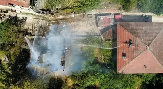 Safranbolu'da Tarihi Konağın Yangını Kullanılamaz Hale Getirdi