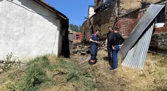 Taraklı'da Yangın: Kullanılmayan Ahşap Ev, Ahır ve Samanlık Zarar Gördü