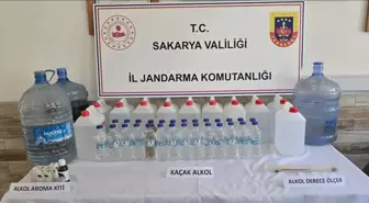 Sakarya'da Sahte Alkol Üreten Şüpheli Gözaltına Alındı