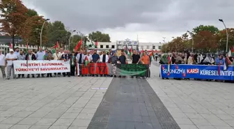 Sakarya'da Filistin'e Destek Gösterisi