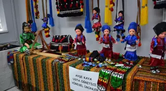 Şalpazarı'nda Halk Eğitimi Kursiyerlerinin Yıl Sonu Sergisi Düzenlendi