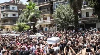 Şam'da Terör Saldırısında Hayatını Kaybedenler İçin Cenaze Töreni Düzenlendi