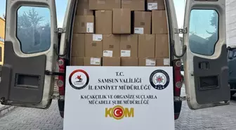 Samsun'da Kaçak Makaron Operasyonu: 2 Milyon 260 Bin Ele Geçirildi