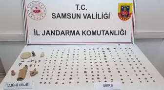 Çarşamba'da Tarihi Eser Operasyonu: 201 Sikke ve 17 Obje Ele Geçirildi