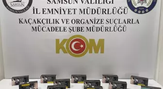 Samsun'da Kaçak Makaron Operasyonu: 3 Bin 200 Ele Geçirildi