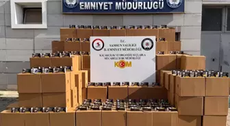 Samsun'da 3 Milyon 780 Bin Kaçak Makaron Ele Geçirildi