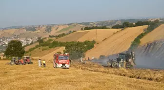 Samsun'un Havza İlçesinde Anız Yangını: 50 Dekar Tarım Arazisi Zarar Gördü