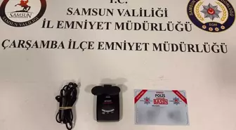 Samsun'da Araçta Radar Tespit Cihazı Ele Geçirildi