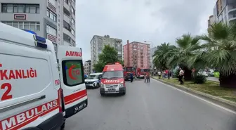 Samsun'da 9 Katlı Binada Yangın: 2 Kişi Dumandan Etkilendi