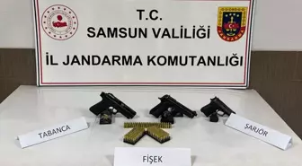 Samsun'da Ruhsatsız Silah Operasyonu: 3 Tabanca Ele Geçirildi