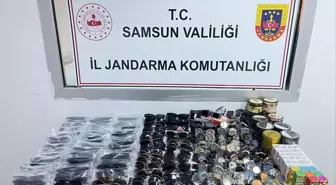 Samsun'da Gümrük Kaçağı Ürünler Ele Geçirildi