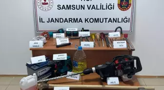 Ladik'te İzinsiz Kazı Yapan 3 Şüpheli Suçüstü Yakalandı