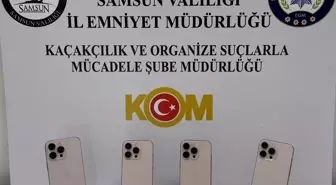 Samsun'da Kaçakçılık Operasyonu: 1 Gözaltı, 4 Cep Telefonu Ele Geçirildi