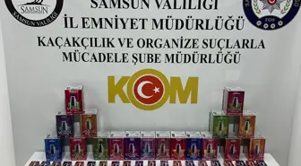 Samsun'da Gümrük Kaçağı Tütün Ürünleri Operasyonu