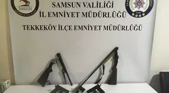Samsun'da Ruhsatsız Silah Operasyonu: 1 Gözaltı