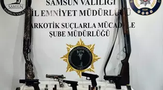 Samsun'da Ruhsatsız Silah Operasyonu: 3 Gözaltı