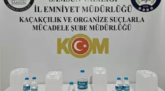 Samsun'da Sahte İçki Operasyonu: 1 Gözaltı