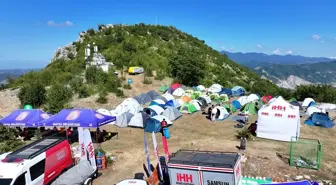 Bafra'da Uluslararası Kapıkaya Doğa Sporları ve Kültür Festivali Başladı