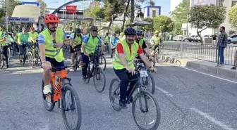 Şanlıurfa'da 12. Yeşilay Bisiklet Turu Düzenlendi