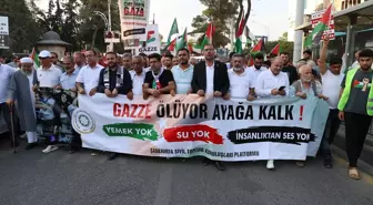 Şanlıurfa'da Gazze'ye Destek Yürüyüşü Düzenlendi
