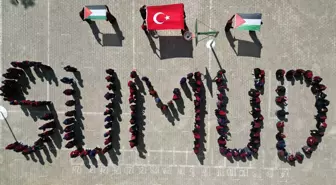 Siverek'teki Lise Öğrencilerinden Gazze'ye Destek Koreografisi
