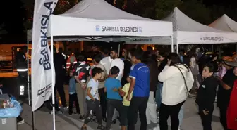 Şarkışla'da açık hava sinema etkinliği düzenlendi