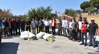 Şarköy'deki Yangın Sonrası Hayvan Sahiplerine Çadır Yardımı