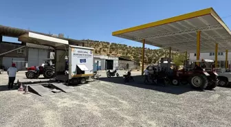 Mardin Savur'da Gezici Araç Muayene İstasyonu Hizmete Girdi