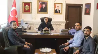 Savur Kaymakamı Buyuran'a 'hayırlı olsun' ziyareti