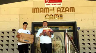 Şehit babası oğlunun hayrına, yıpranan Kur'an-ı Kerimlerin onarımını sağlıyor