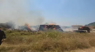 Antalya'da Okul Bahçesinde Başlayan Yangın Tarım Alanına Sıçradı