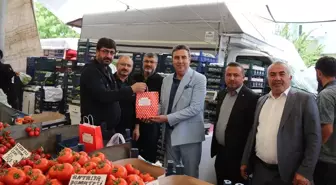 SESOB Başkanı Hakan Demirgil Pazarcıları Ziyaret Etti