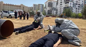 Siirt'te KBRN Tatbikatı Gerçekleştirildi