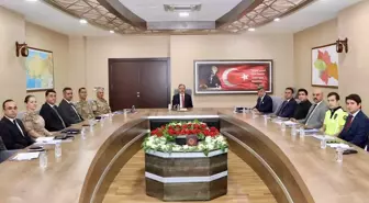 Siirt'te Güvenlik ve Asayiş Koordinasyon Toplantısı Yapıldı