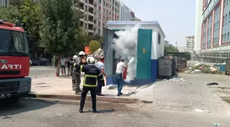 Siirt'te Elektrik Trafosunda Yangın Çıktı
