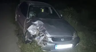 Otomobil ve Motosiklet Kazasında Bir Ölü, Bir Yaralı