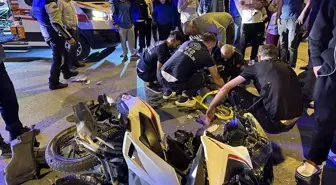 Sinop'ta Otomobil-Motosiklet Çarpışması: 2 Yaralı
