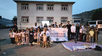 Şırnak'ta 95 öğrenci için açık hava sinema etkinliği düzenlendi