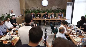 Sivas Belediye Başkanı Uzun, gazetecilerle bir araya geldi